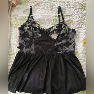 Playboy x Yandy sheer butterfly lingerie top